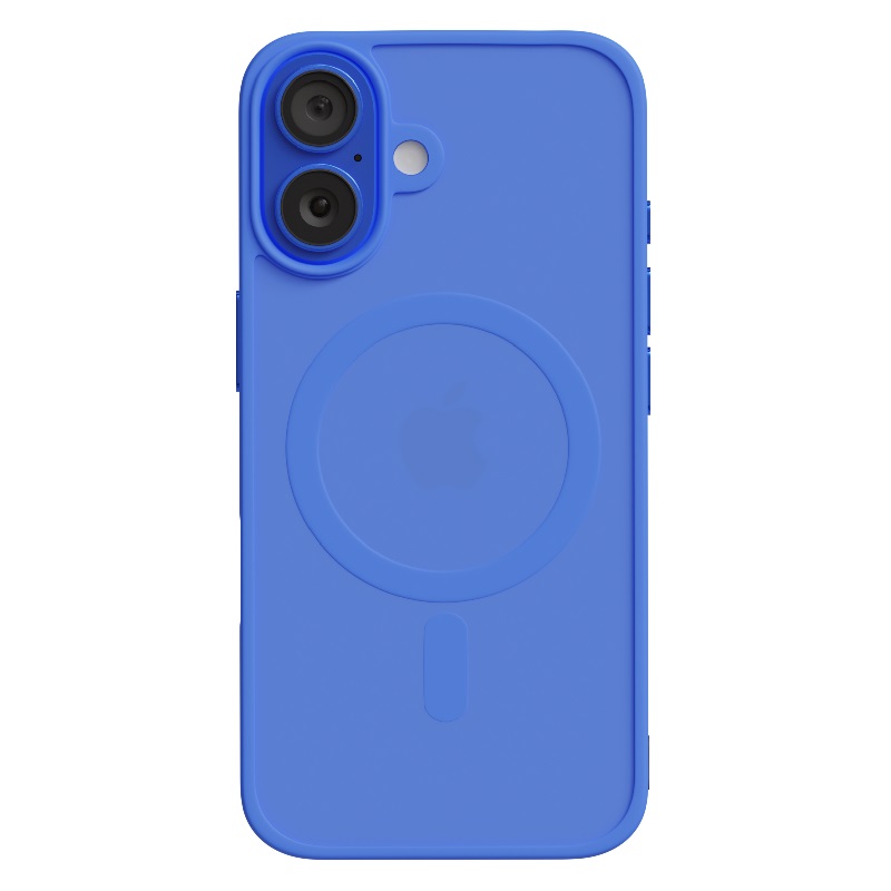 Чехол для iPhone 16 AceCase Soft Rim, Blue